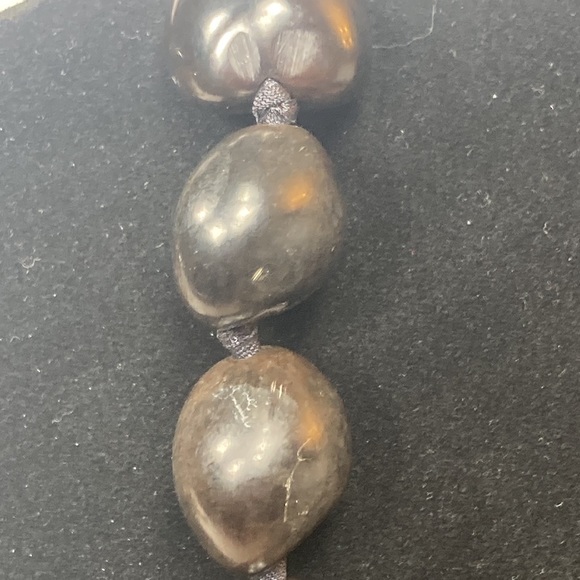 Kukui Nut Necklace with Wood Turtle Accent - Picture 9 of 15